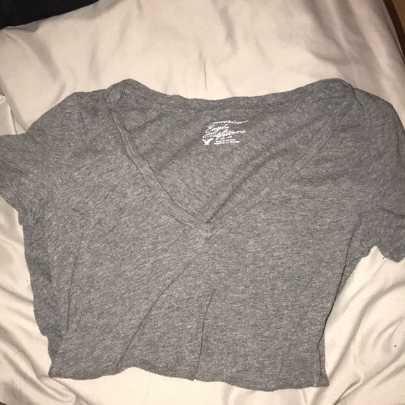 Gray v neck - Picture 2 of 3